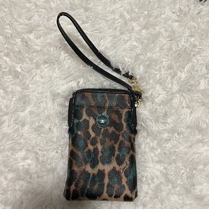 Coach wristlet wallet